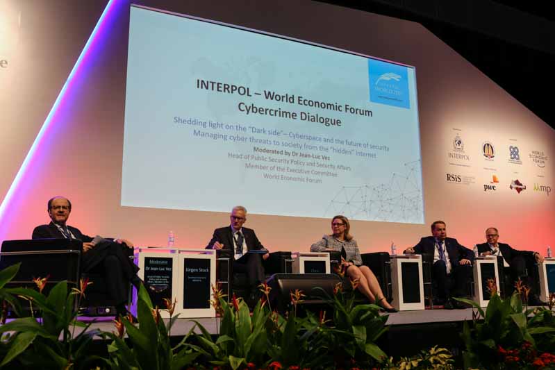 Discussion on a Glocal approach to prevention and investigation of cybercrime at INTERPOL WORLD 2017