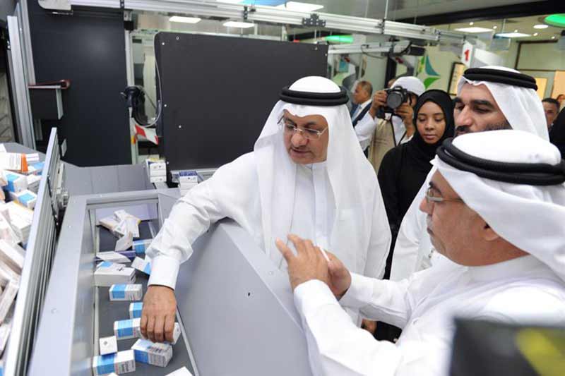 Medication dispensing robot in Dubai Health Authority’s smart pharmacy