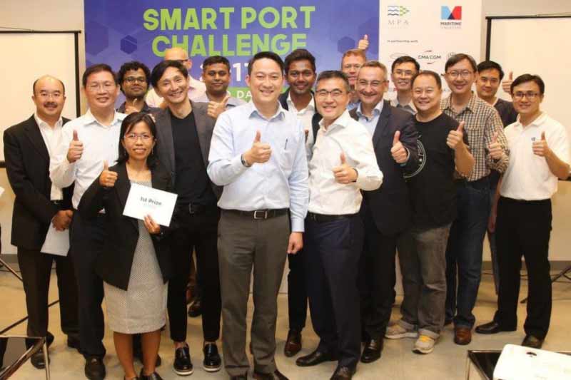 Start ups pitch digital solutions for the Maritime and Port Authority of Singapores Smart Port Challenge 2017
