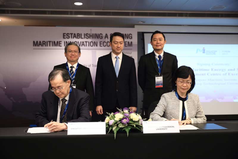 Collaborations launched in Singapore to explore sustainable energy solutions and digitalisation for maritime industry
