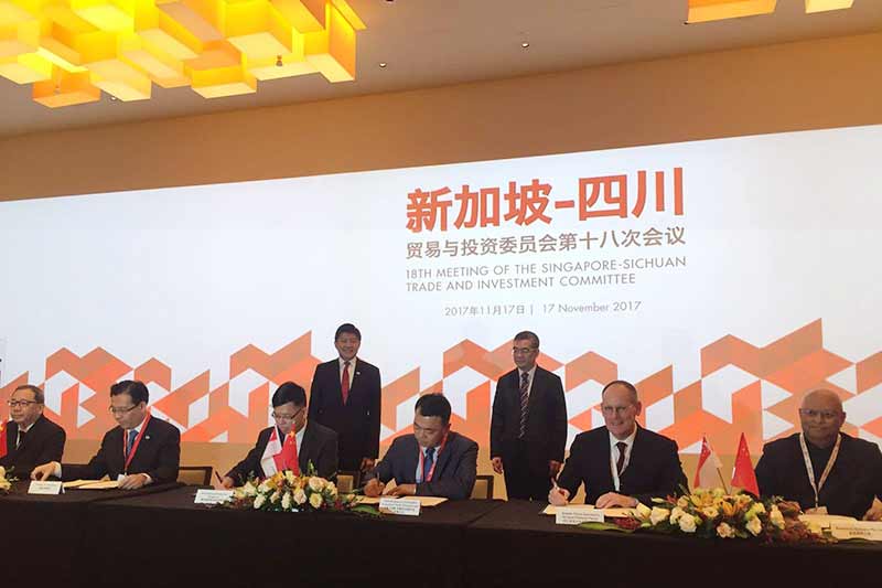 IE Singapore partners Sichuan government to help Singapore companies access technology