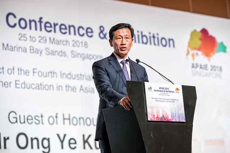 Singapore Minister of Education on the importance of higher education reform for Industry 40