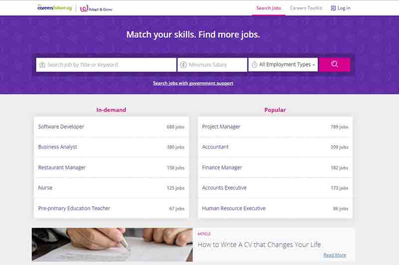 Singapore launches new jobs portal MyCareersFuturesg to address job skills mismatch
