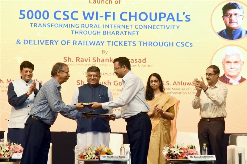India to provide more digital services in villages through Common Service Centres and Wi Fi hubs