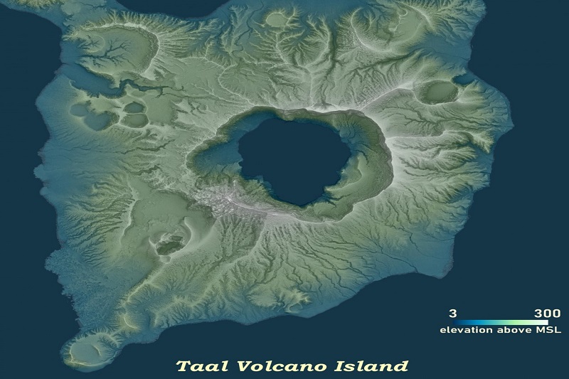 Map Data for Taal Volcano Rehabilitation