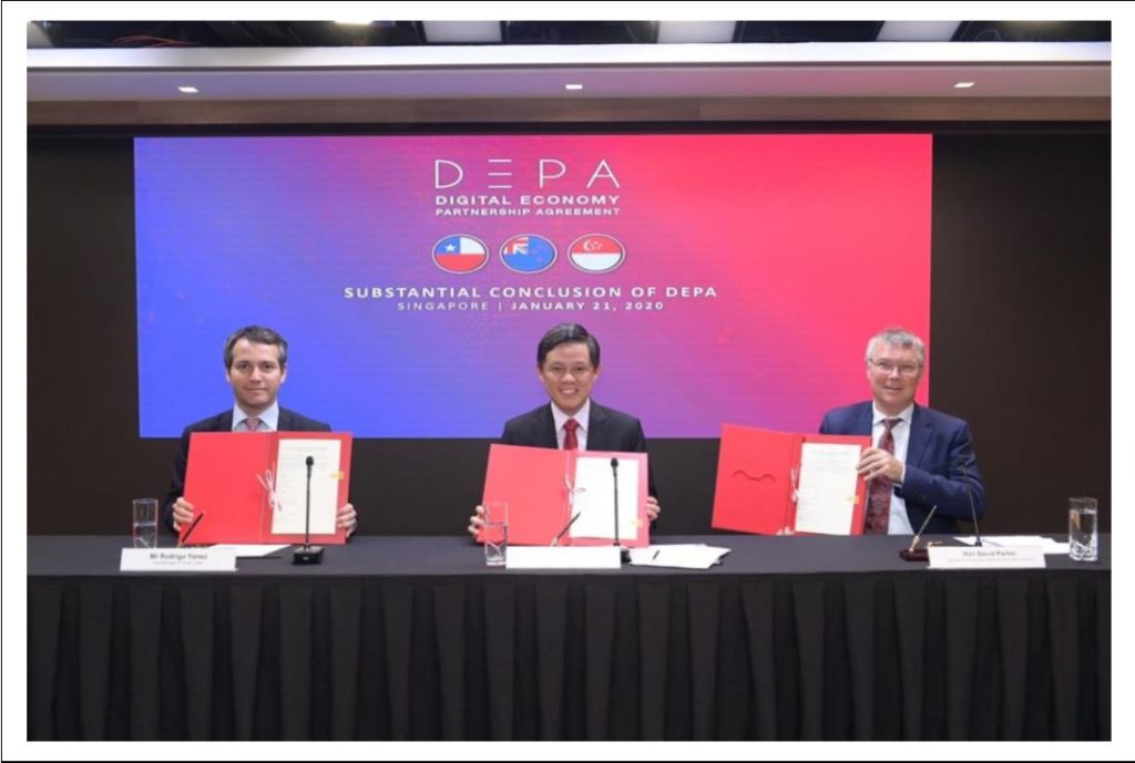 Singapore Digital Economy Partnership Agreement Wth Chile and New Zealand
